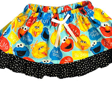 Load image into Gallery viewer, Elmo and Cookie Monster Cropped Top and Skirt Set