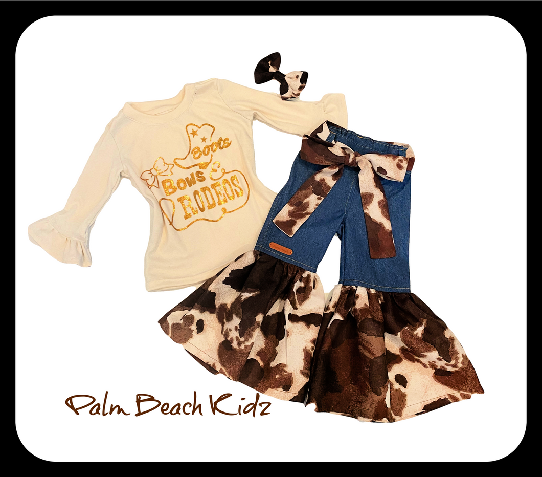 Boots,  Bows & Rodeos Pant Set