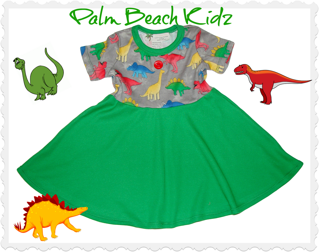 Dinosaur Fun Dress